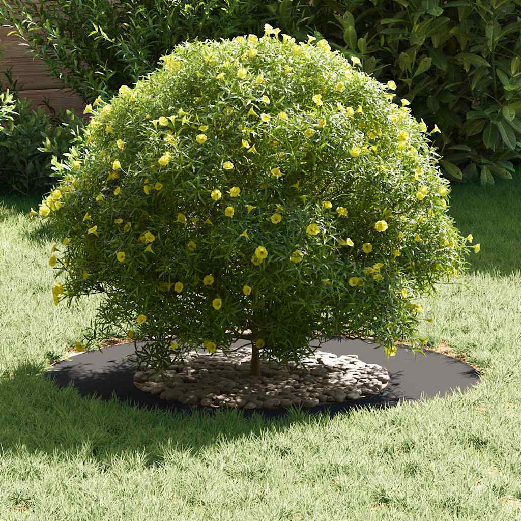 Flache Baumringe 5 pcs Schwarz Ø40 / 70 cm Stahl